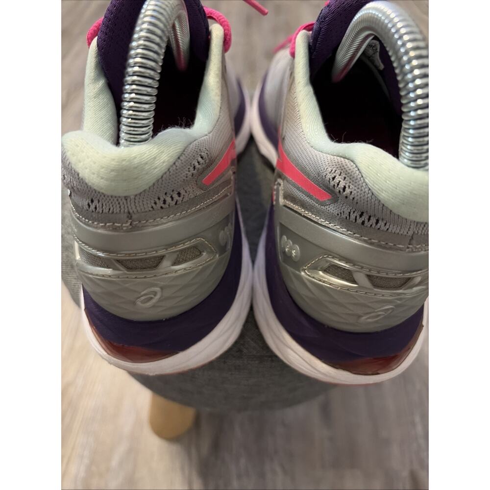 ASICS Gel DS Trainer 22 Women’s Size 7 Gray Pink Running Shoes Lightweight - Picture 7 of 11